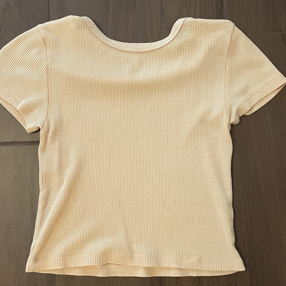 Aerie Waffle Baby Tee